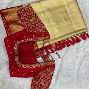 Red blouse