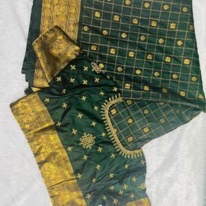 Green saree